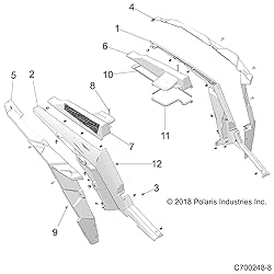 Polaris RZR Left Hand Frog Skinz Bezel
