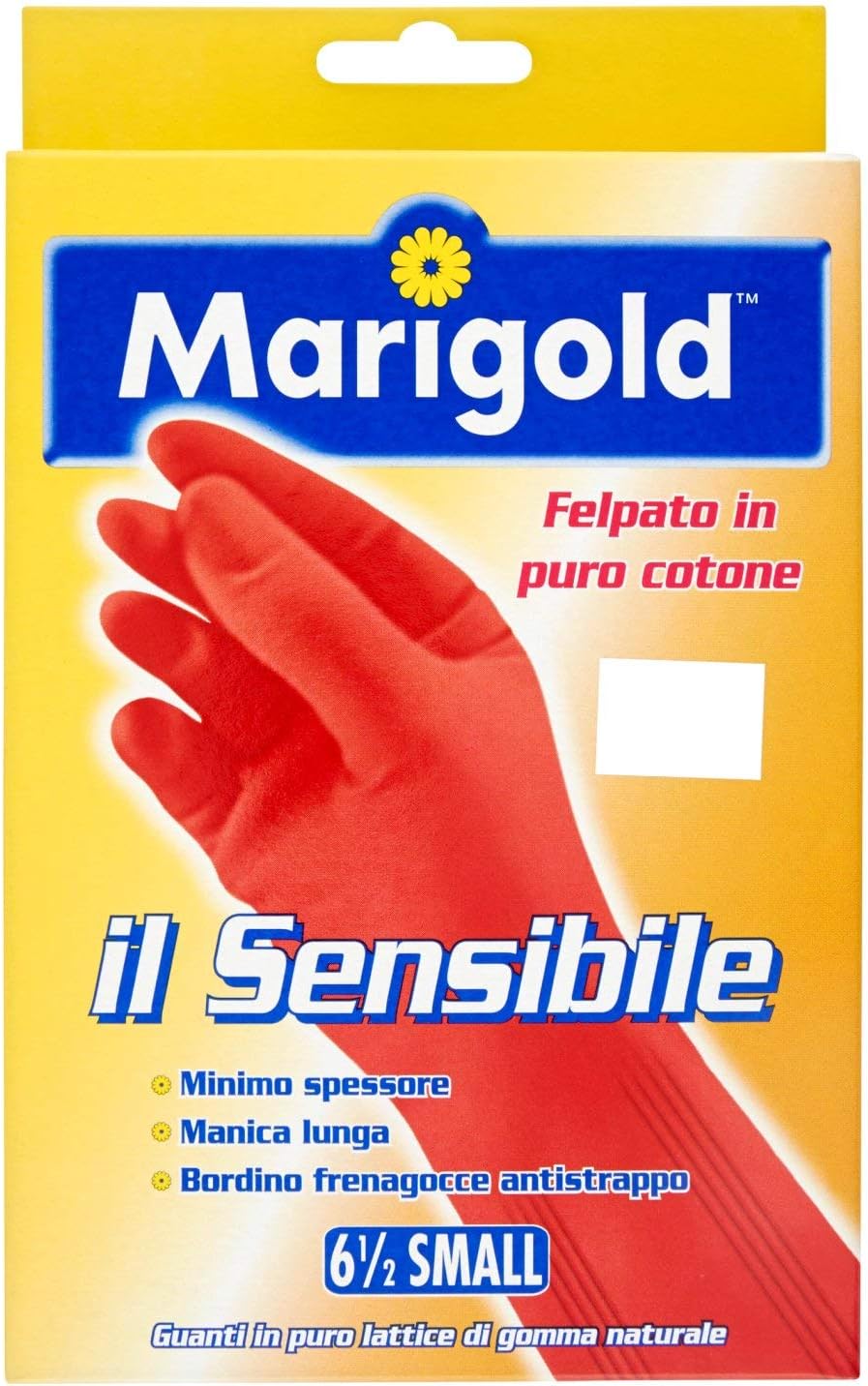 Marigold Il Sensibile 145677 Glove, Minimum Thickness, in Pure Cotton