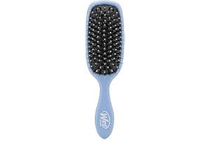 Wet Brush Shine Enhancer Hair Brush, Sky - Exclusive Ultra-soft IntelliFlex Bristles - Natural Boar Bristles for All Hair Types - For Women and Men, Wet and Dry Hair