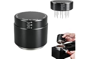 3-in-1 Coffee Dose and Tamper WDT Tool - Espresso Dosing Tool Set, Professional Espresso Accessories Kit, Fits 58mm Portafilt