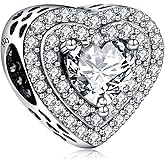 Amieween S925 Charms for Pandora Bracelets and Necklaces, Gift for Love, Couple, Family, Friend, on Birthday, Anivesary, Christmas, Valentine's Day, Mothers Day