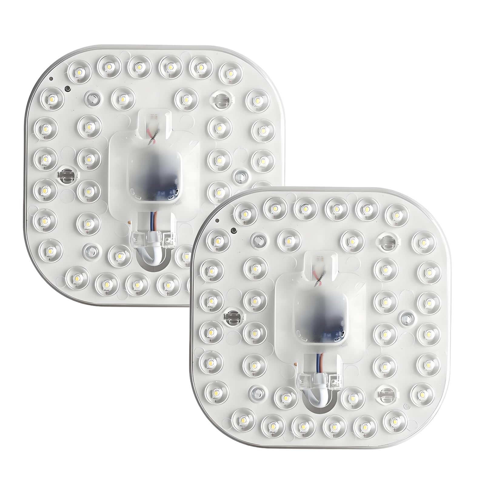 WULUN 2 Pack LED Module, Ceiling Conversion Kit with Magnet, LED Panel, AC 165-265V, 5.7 Inch, 18 Watt, 1700 Lumen, 6500K Cool White, Non-dimmable