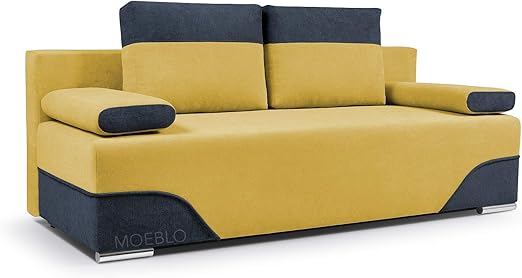 Meublo Canape Convertible En Lit Avec Coffre De Rangement Droit 3
