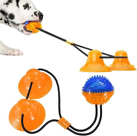 dog toy suction cup tug of war