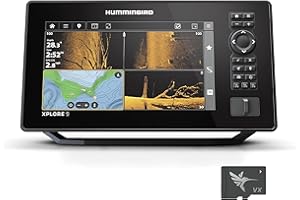 Humminbird XPLORE Series GPS Fish Finder MEGA Side Imaging+ & HD Touchscreen Display