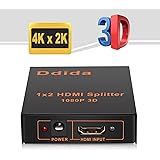 Amazon.com: OREI HD-102 1x2 1 Port HDMI Powered Splitter Ver 1.3