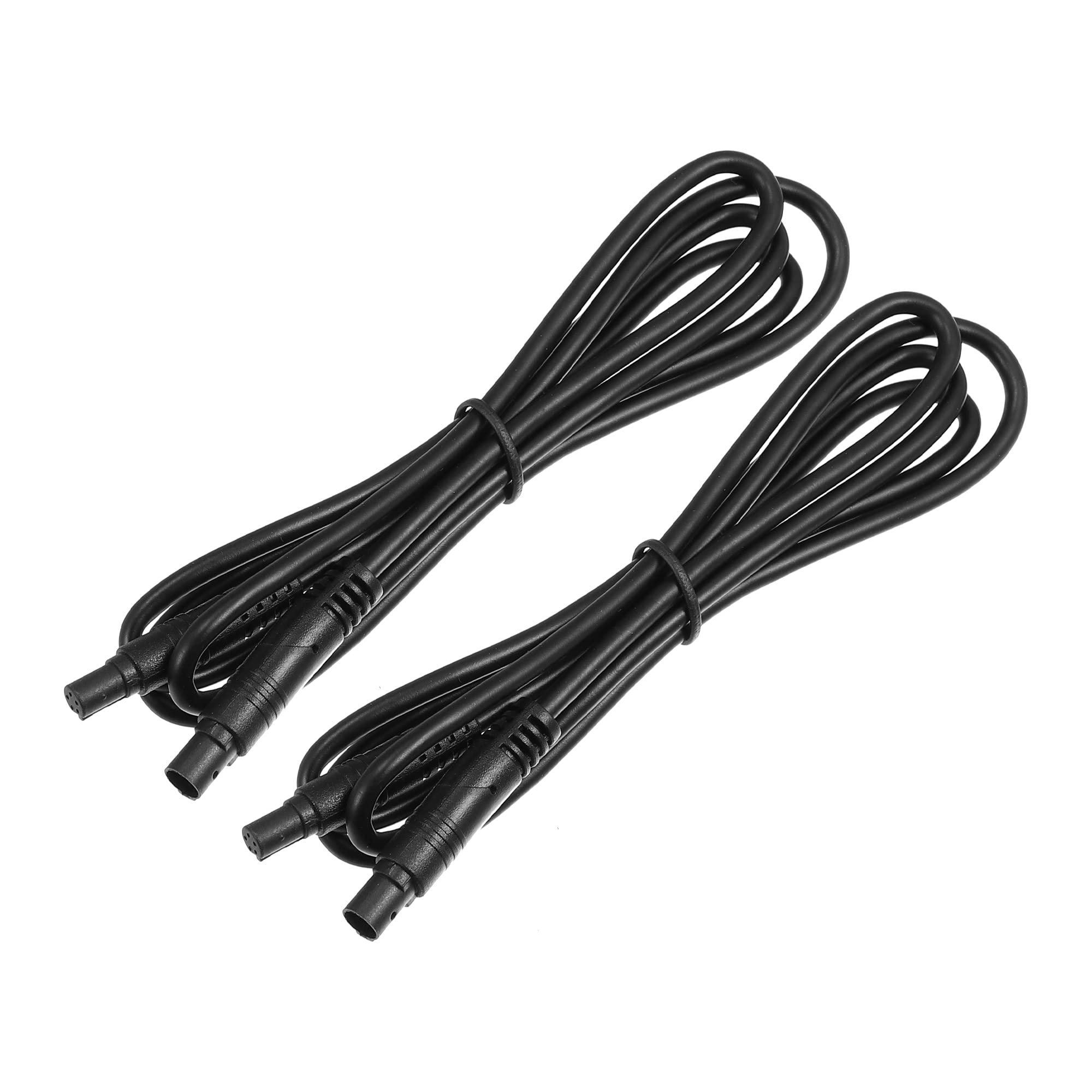 X AUTOHAUX 2 Pcs 5 Pin 3.28ft 100m Car Backup Dash Camera Extension Cable Cord