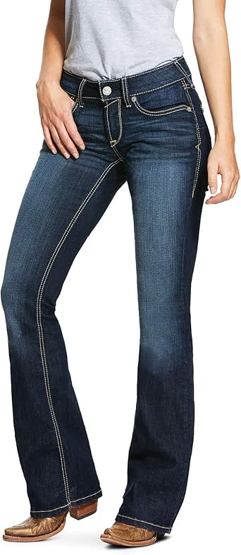 ARIAT R.E.A.L. Bootcut Lucia Jeans in Willow at Amazon Women's Jeans store
