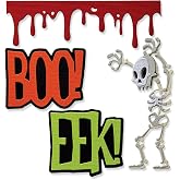 Sizzix Thinlits Die Set, Vault Frights &amp; Bones by Tim Holtz, 10 Cutting Dies