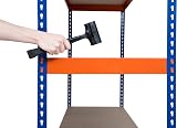 The Workplace Depot 1800H Garage Shelving Unit 1800W 600D 4-Tier Steel 400kg view 5