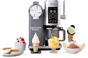 Ninja Swirl by CREAMi Ice Cream and Soft Serve Maker, Sorbet, Milkshake, Frozen Yogurt, Low Calories Program 13-in-1, Soft Se