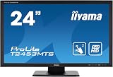iiyama T2453MTS-B1 24 inch VA Full HD Touchscreen Monitor HDMI USB Hub Black view 1