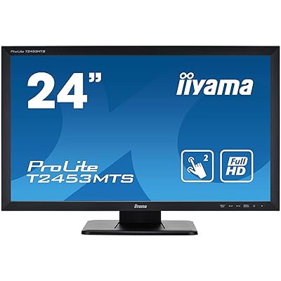 iiyama Prolite T2453MTS-B1 23.6" 1920 x 1080pixels Dual-Touch Tabletop Black Touch Screen Monitor