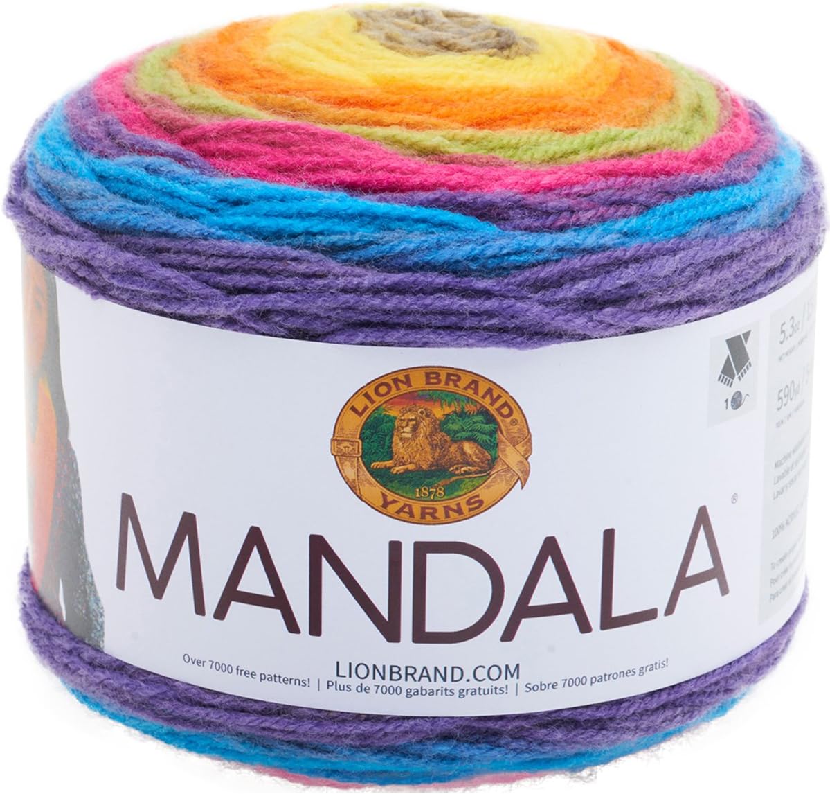 Lion Brand Yarn 525 209 Mandala Yarn Gnome
