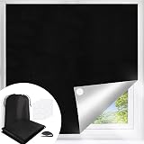 Machine-Ya 100% Blackout Blind 145x250cm Nano Tape Cut to Fit Windows