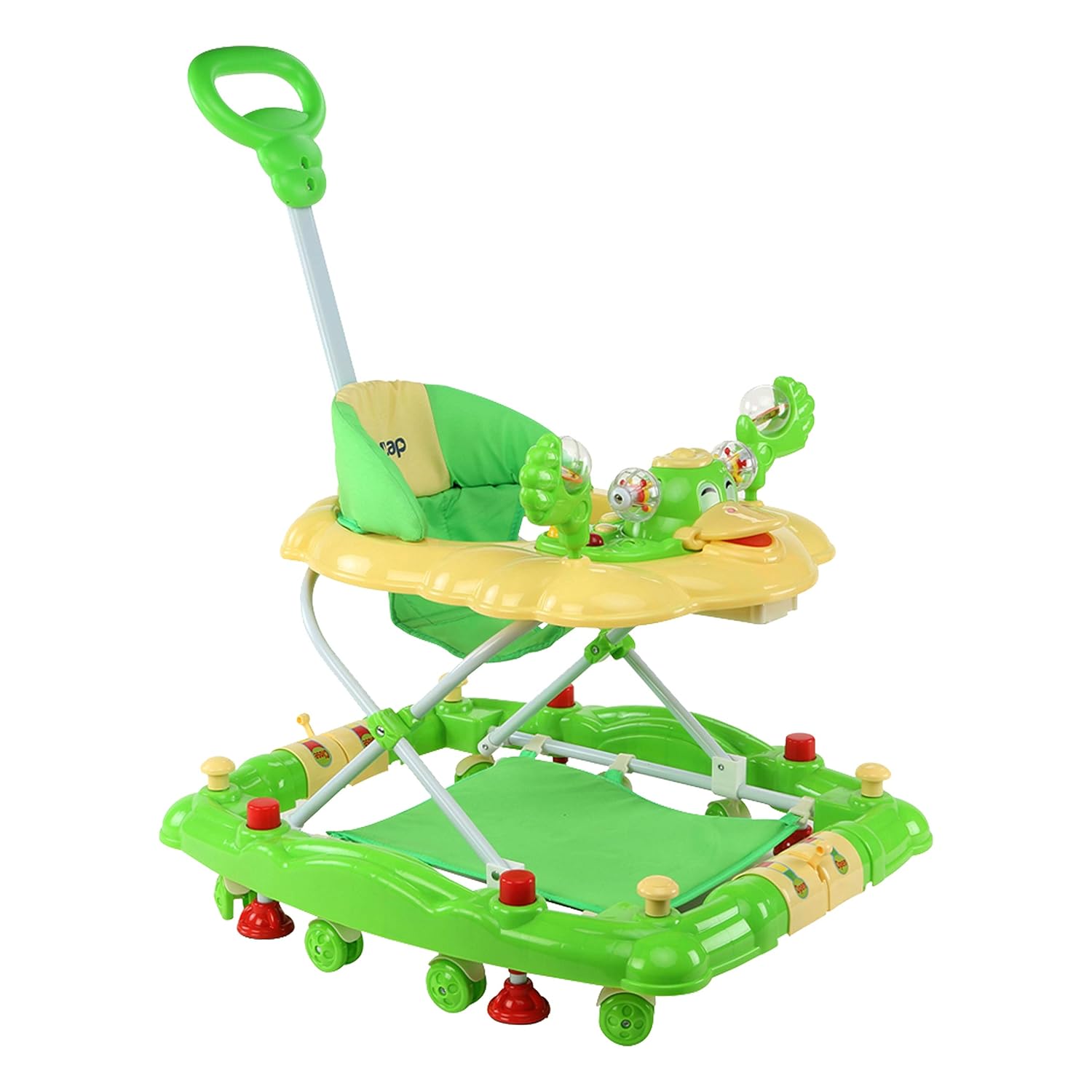 luvlap comfy baby walker with rocker