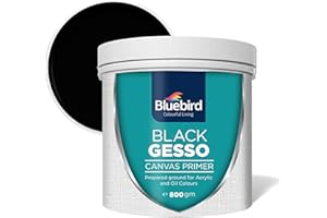 Bluebird Acrylic Gesso Black, 800 GM