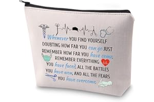 ZJXHPO Surgical Tech Inspirational Gift Graduation Gift for Surgeon Surgical Tech Zipper Pouch Makeup Bag (WH-Surgical Tech)