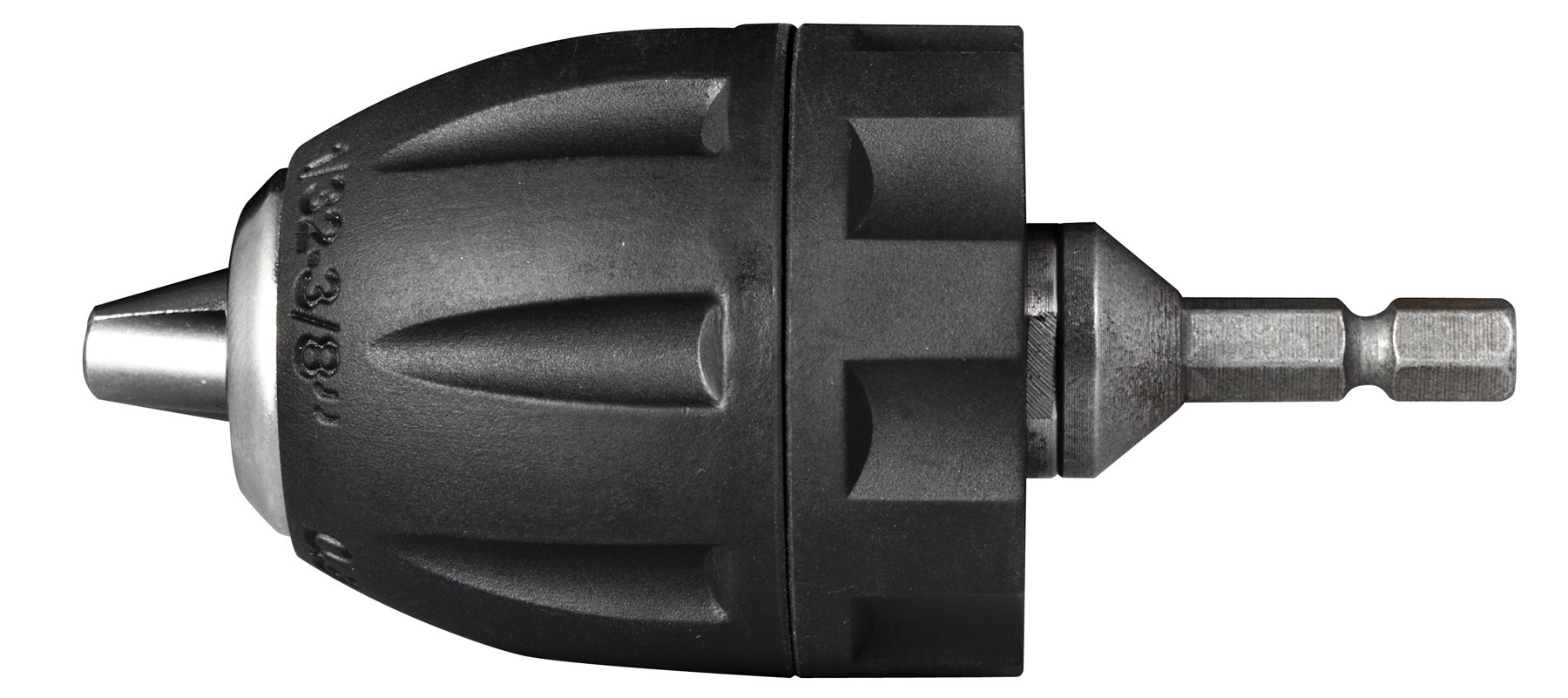 Rockwell RW9275 3/8-inch keyless drill chuck for ¼” Hex Drives