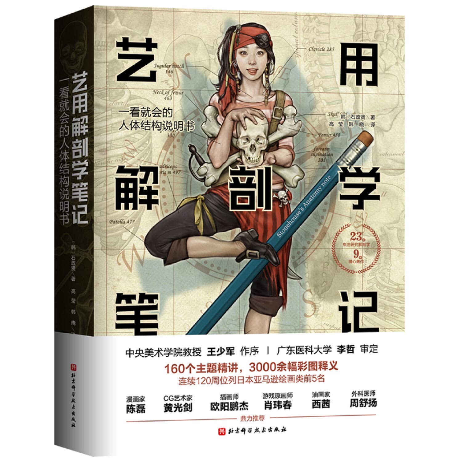 艺用解剖学笔记 一看就会的人体结构说明书 韩 石政贤 高莹韩晓译 Amazon Com Books