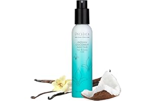 Pacifica Indian Coconut Nectar Hair Mist Perfume & Full Body Spray for Women - Body Mist Fragrance w/Tiare, Sugar, Vanilla, Almond & Amber Clean Beauty Alcohol-Free, Vegan & Cruelty-Free, 5 Oz