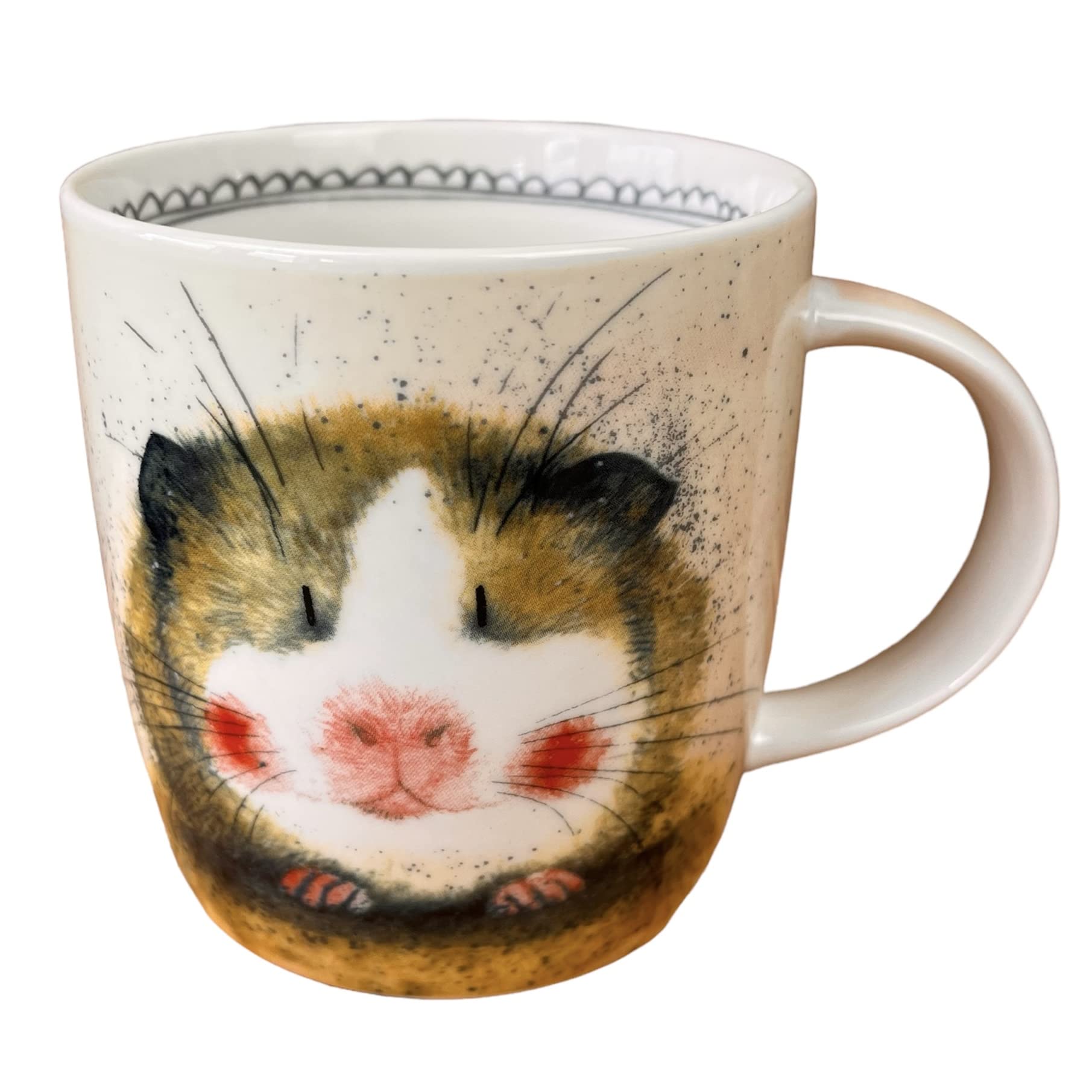 Alex Clark Gilbert Guinea Pig Mug - Original Artwork - Cup for Animal Lovers - Gift Ideas - Perfect for Coffee & Tea - Vegan Friendly - Designed in The UK...