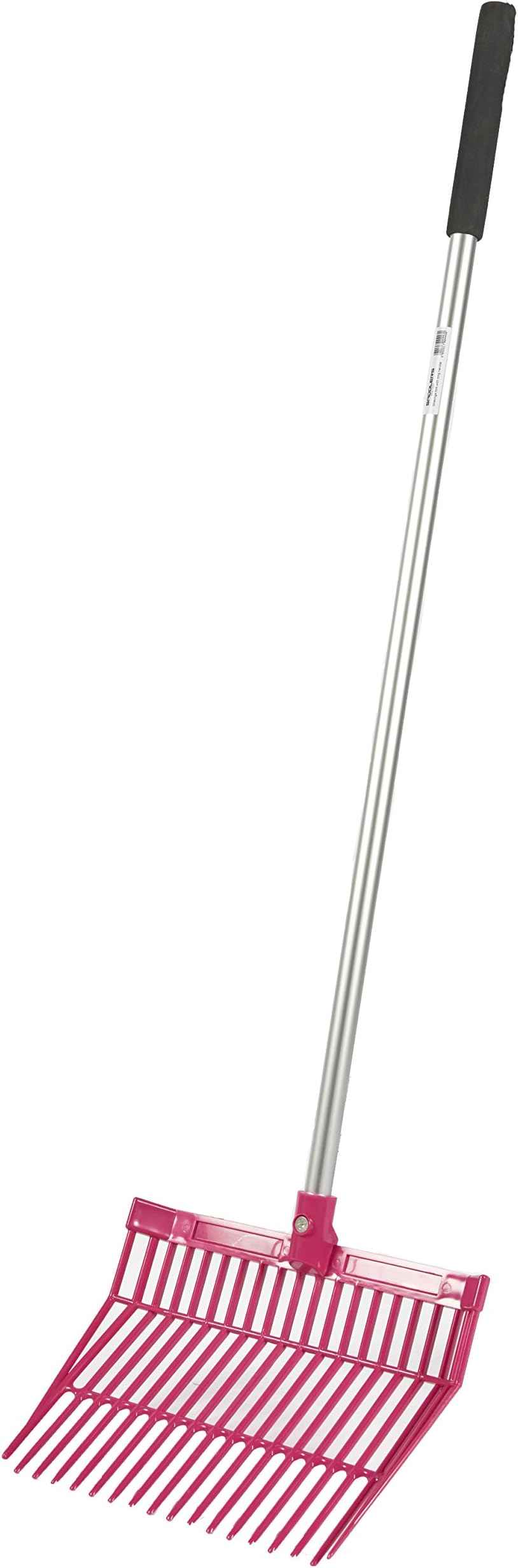 Saddlers Shavings Fork with Aluminium Long Handle, Pink