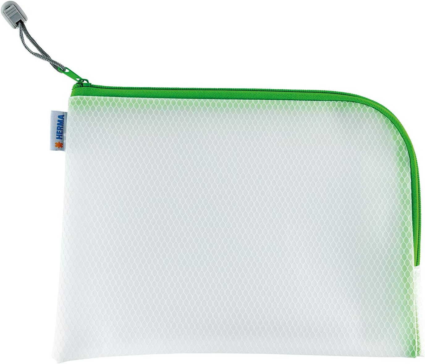 HERMA 20007 Zip Toiletry Bag A5, Pack of 10, transparent (26 x 20 cm) small zippered travel pouch for cosmetics liquids - Image 5