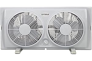 Optimus F-5280 7" Electric Fan, White