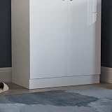 Vida Designs High Gloss White 2 Door Wardrobe 76cm W x 170cm H view 7