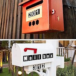 8 Sheets Self-Adhesive Vinyl Letters Numbers