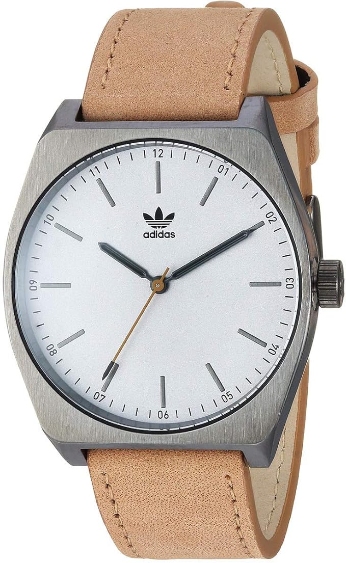 adidas leather watch