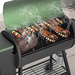 DAMNISS Pellet Smoker Grill Combo, 456 SQ.IN