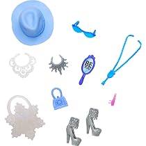 Barbie Amusement Park Fashion Accessory Pack - 11 Pieces For Doll Storytelling & Styling Fun - View #6