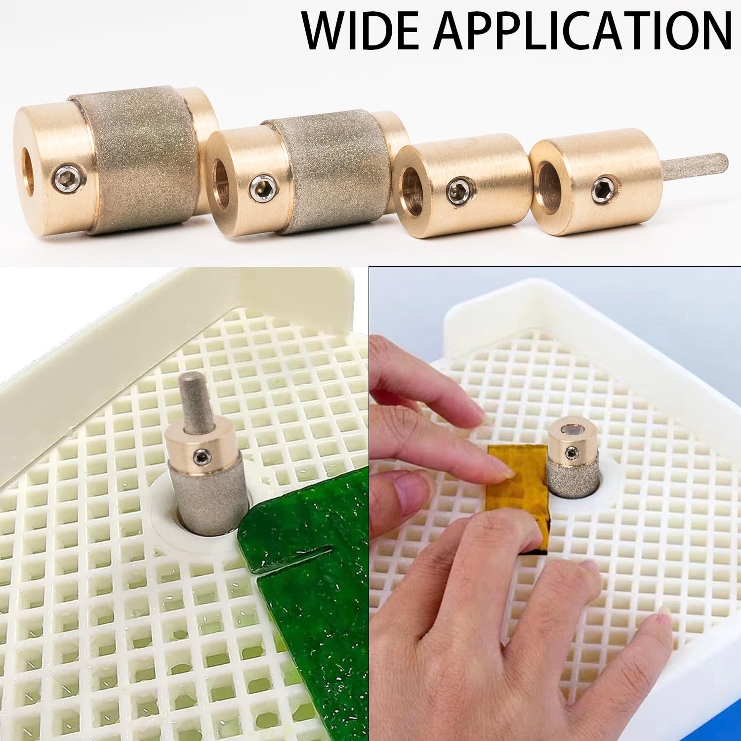 4-Pack Diamond Grinder Bits, 4 Sizes (1