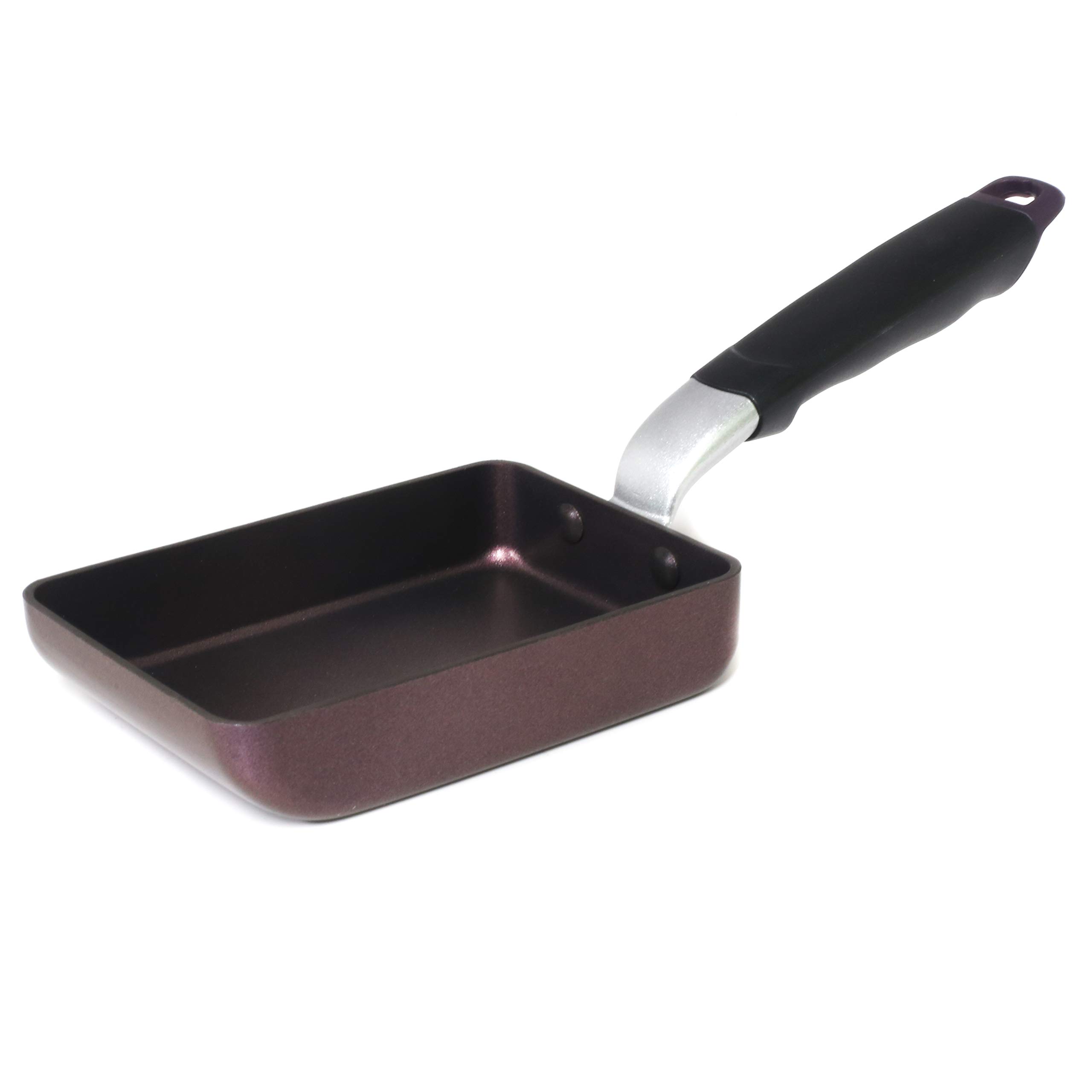 TECHEF Mini Tamagoyaki Japanese Omelette Egg Pan, Purple