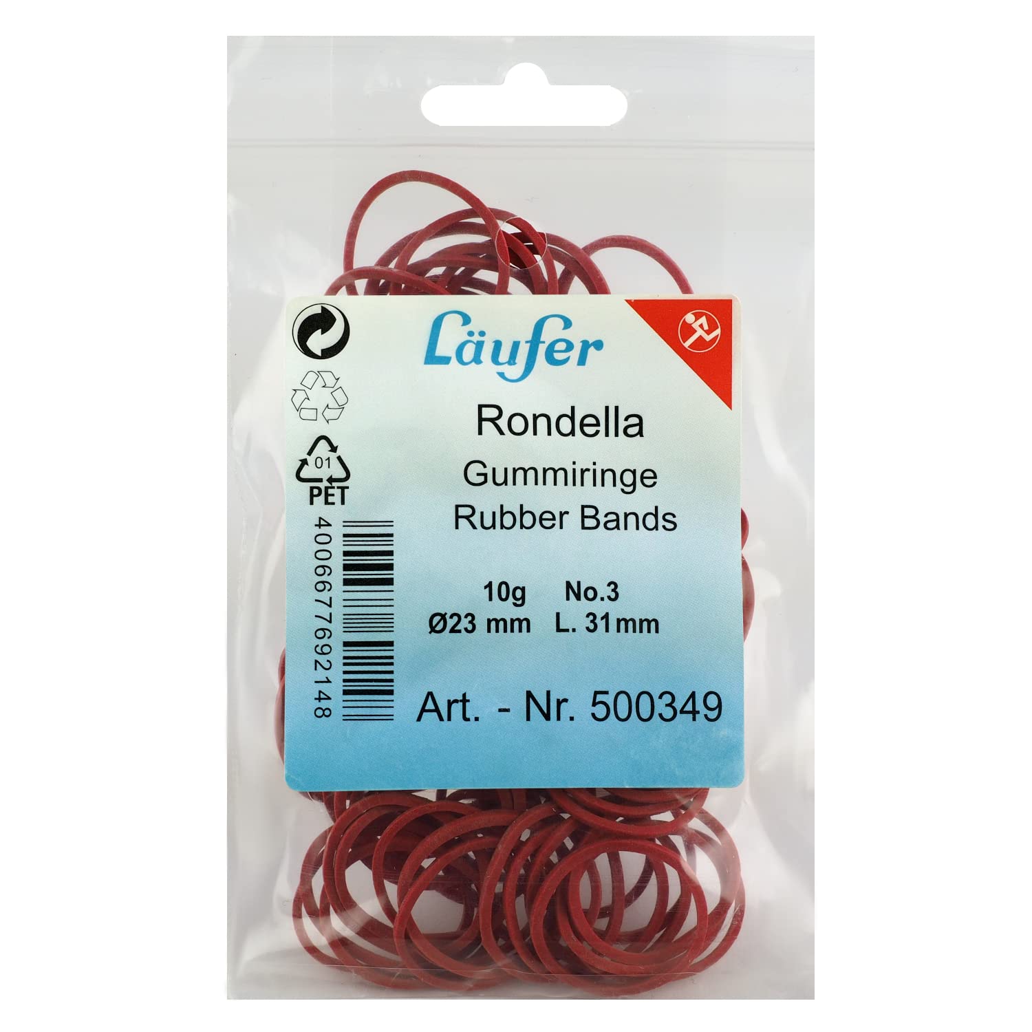 Rondella Runner Rubber Rings 10 g Bag 20mm Ø