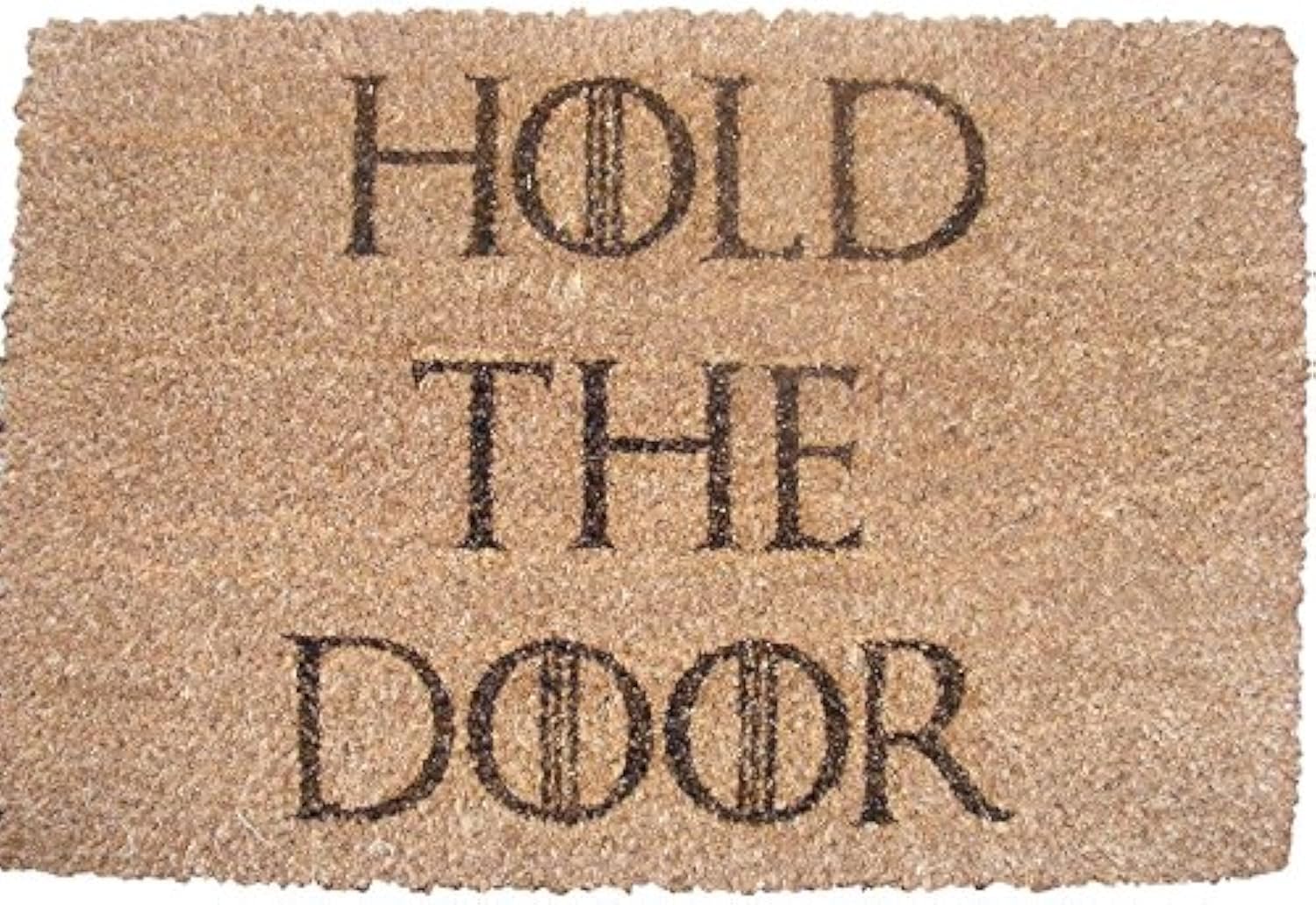 FastCraft HOLD THE DOOR GAME OF THRONES INSPIRED DOOR MAT 60x40 cm COIR DOORMAT INDOOR FLOOR WINTER ENTRANCE RUG NOVELTY PRESENT HOUSE WARMING GIFT