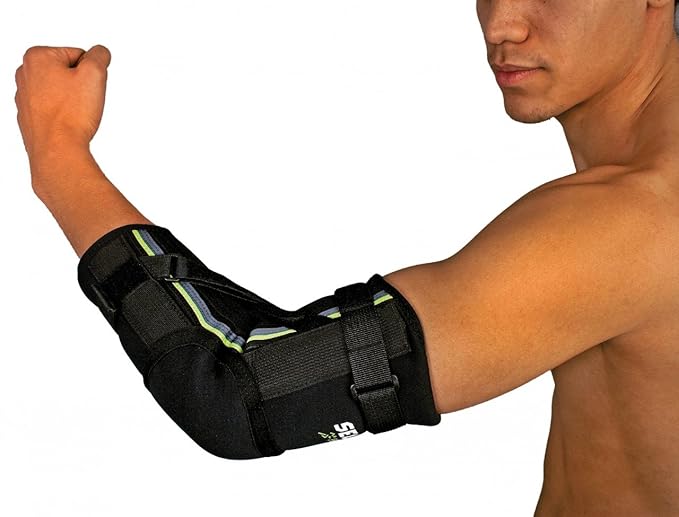 Select Sport Ellbogenbandage mit Schienen - schwarz