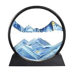 MUNSCVUS Moving Sand Art Picture in Motion, Round