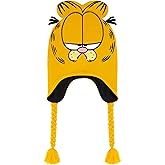Concept One Unisex-Adult Garfield Beanie Hat, Winter Knit Cap with 3D Ears and Whiskers
