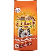 Purina Friskies Tender and Crunch'd With Flavors of Chicken, Beef, Carrots and Green Beans - (Pack of 4) 3.15 lb. Bags