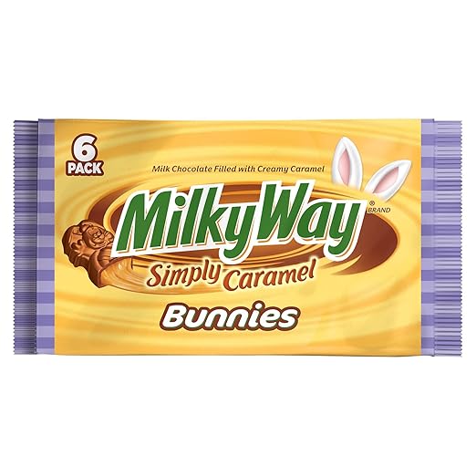MILKY WAY Simply Caramel Easter Bunny Candy Bar 6.6Ounce 6