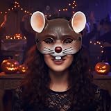 Gatuida Halloween Rat Mask Carnival 3D Mouse Animal Face Cover Cosplay Party view 2
