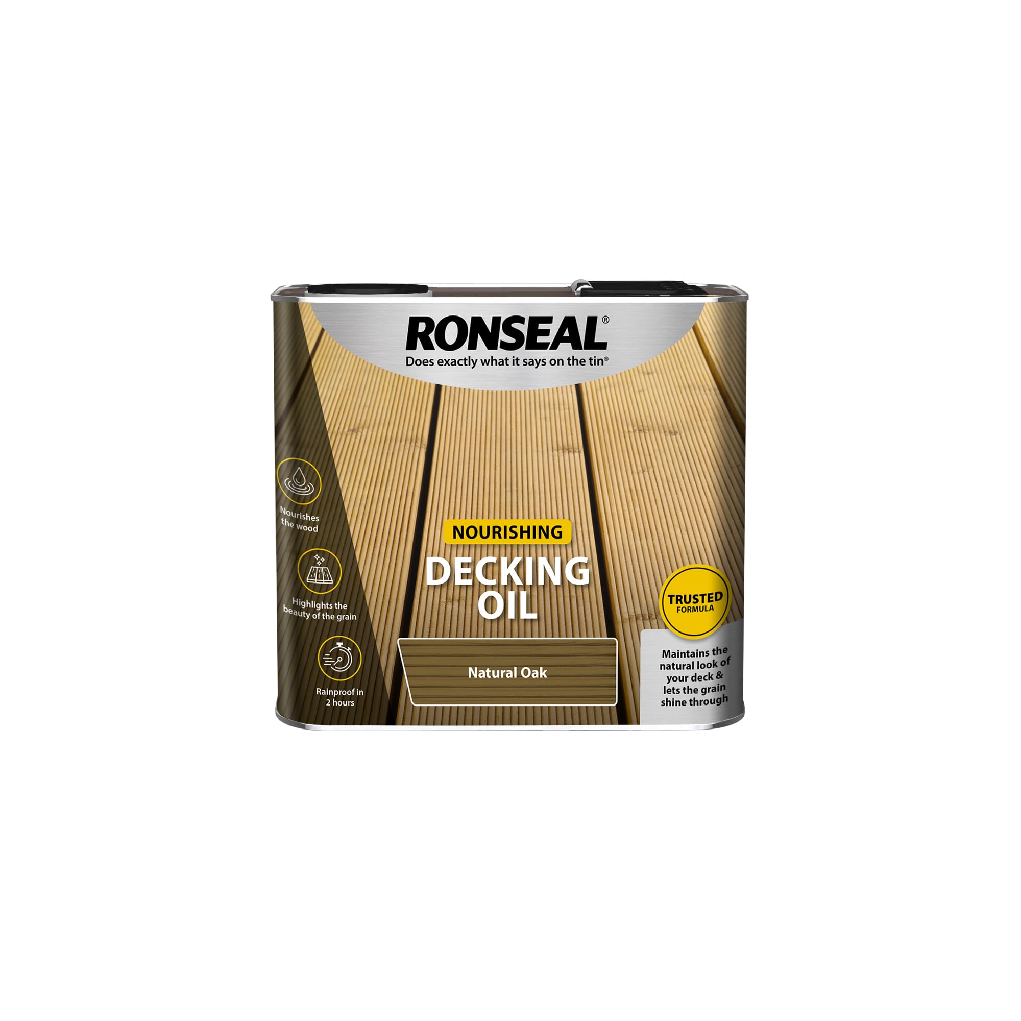 Ronseal Decking Oil Natural Oak 2.5L