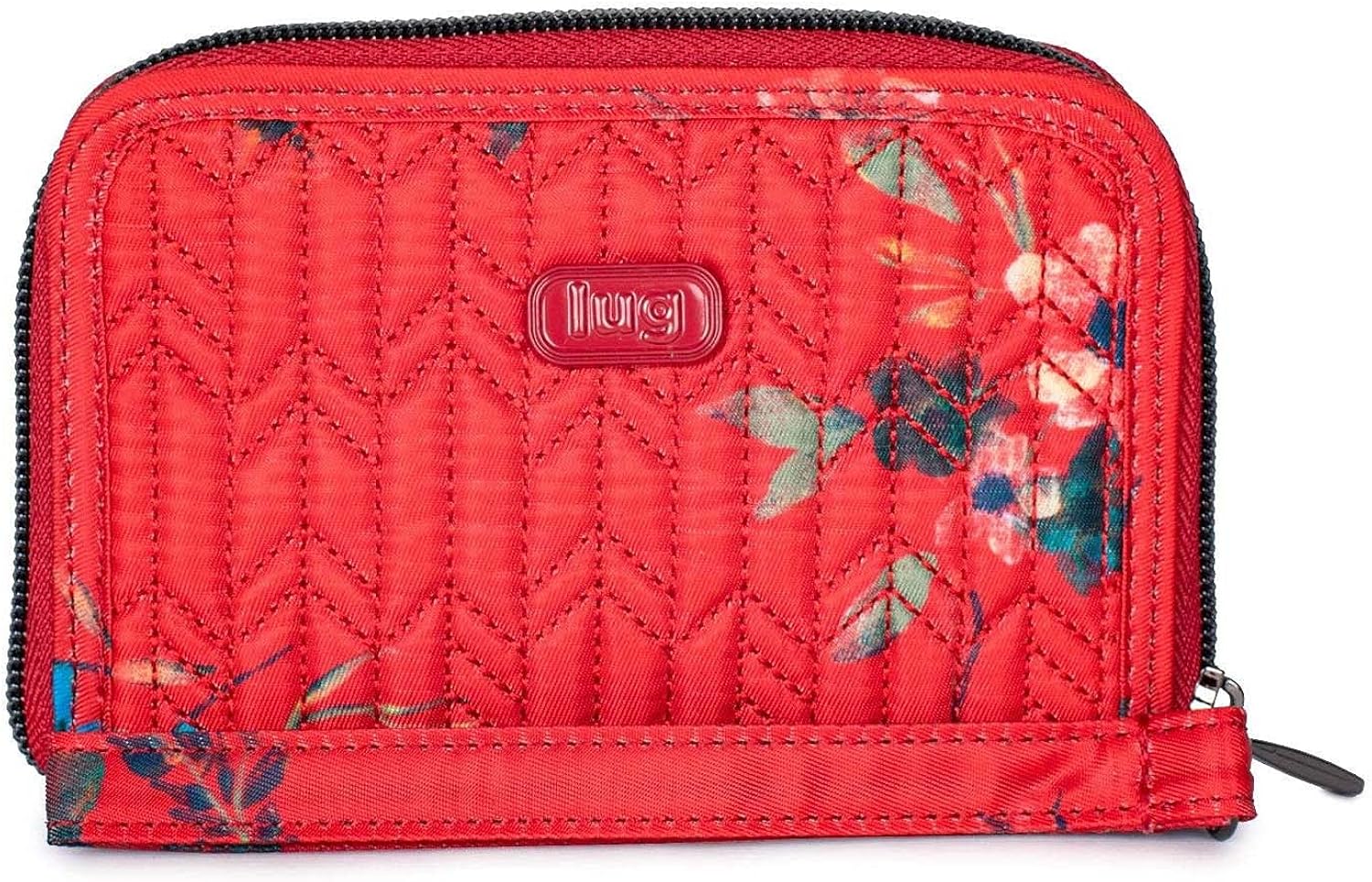  | Lug Women's Rodeo Travel Wallet, Bouquet Red, One Size | Travel Wallets