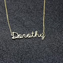 Awegift Personalized Name Necklace New Mom