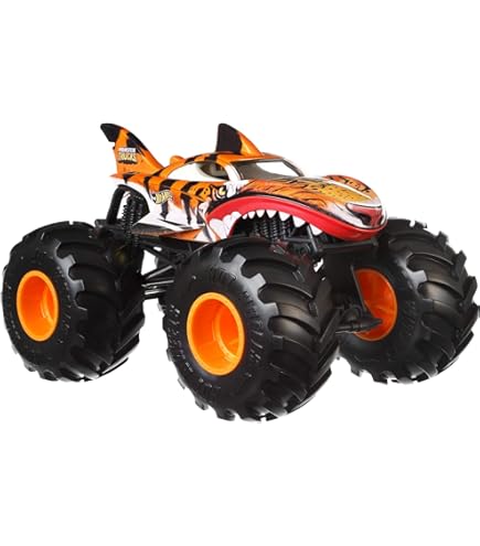ホットウィール1/24 スケール　モンスタートラックス - ツインミル Amazon.com: Hot Wheels Monster Trucks Twin Mill die-cast 1