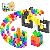 Magnetic Blocks, Magnetic Building Blocks, Magnet Tiles Toddler Toys STEM Sensory Montessori Toys for 3+ Year Old Boys & Girl