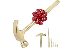 GREAT NECK GreatNeck 19006 5-in-1 Hammer, Stocking Stuffers, Built in Multitool Screwdriver, Chrome Plated to Resist Rust, Tackle Basic Household Tasks, Gifts For Men, Gifts For Women